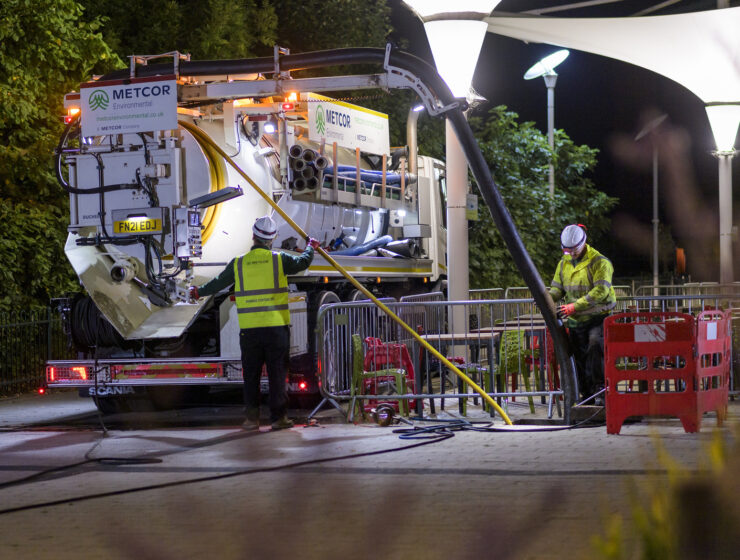 Metcor Tanker at night