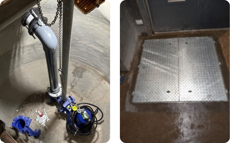 Case Study: Major Commercial and Restaurant complex: FOG Block leading to Pump Station refit and repair | Case Study | Metcor Environmental | Metcor